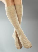 Stützkniestrümpfe, 3er Pack BEIGE